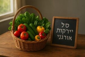 סלסלת ירקות אורגנית