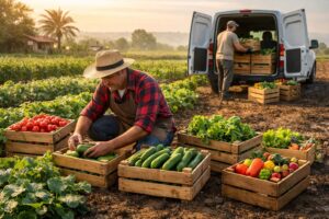 הזמנת פירות וירקות מהחקלאי